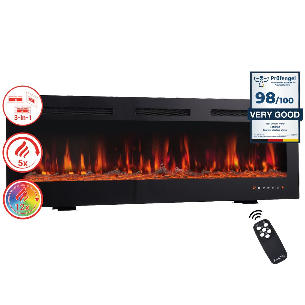 KAMINIO Elektrický krb MARLON - Elektrický krb 3 v 1 s Obrázek produktu 