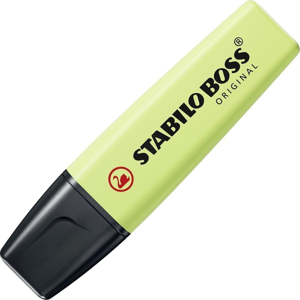Textmarker Boss Original Pastel Etui VE=5x4 Farben