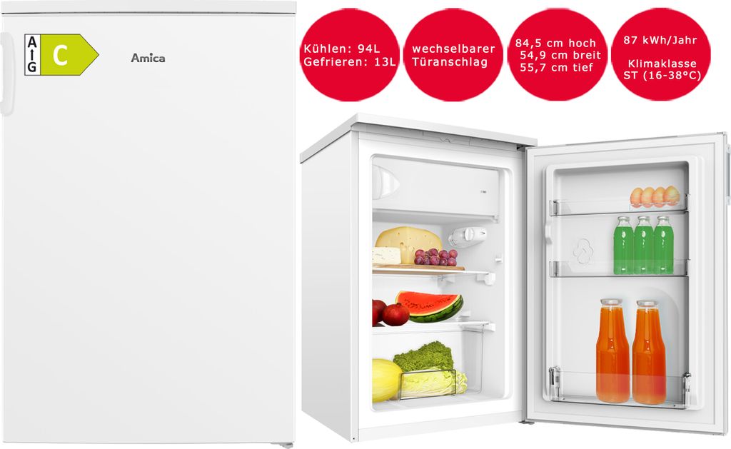 KS 361 300 W Kühlschrank mit Gefrierfach Produktbild 2