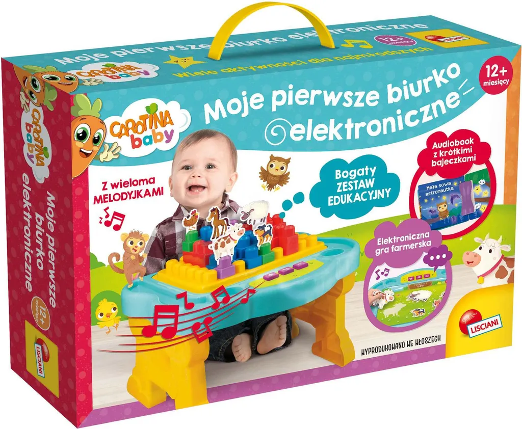 Carotina Baby Mon premier bureau électronique Lisciani pour enfants