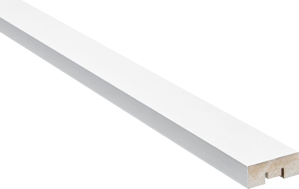 HEXIM 2,7m Lamellen MDF Holz - Lamellenwand Raumteiler Top Design Holzlamellen Wandverkleidung - (4 Stück - White Edition) Wandpaneele Verkleidung...