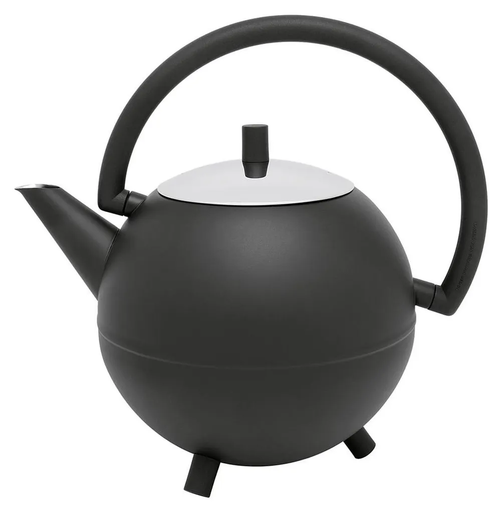Théière Bredemeijer Saturn 1,2L noir mat 111003 pour feuille de thé