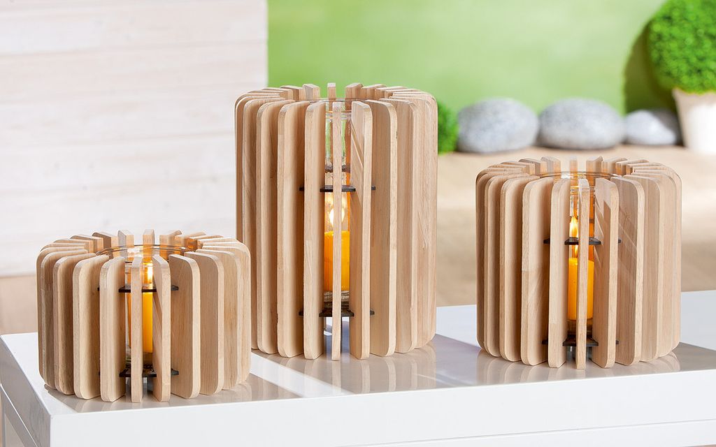 Gilde Windlicht "Venta" H.13,0cm 51739