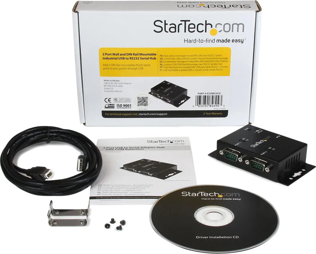 Recensione StarTech ICUSB2322I: Hub USB a Serial 2 Porte DB9 Nero - 4