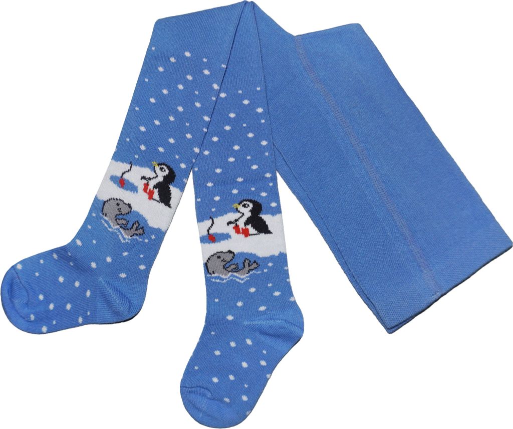 Kinderstrumpfhosen aus Baumwolle Lustige Weihnachten Produktbild 