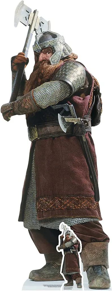 Gimli Lord of the Rings Standee 164cm - Arredamento Nerd e Collezionismo