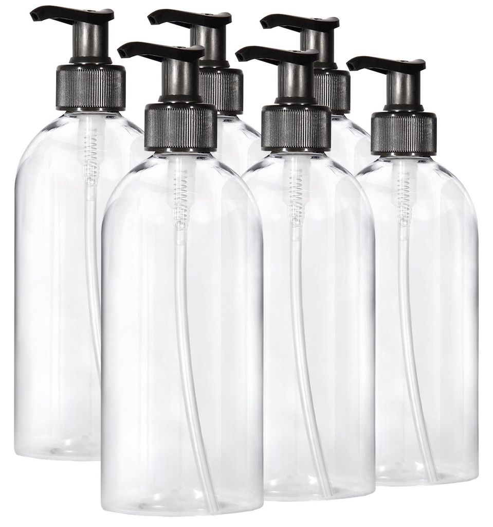 Oputec 6 x 500ml Seifenspender aus Kunststoff : Shampoo Produktbild 