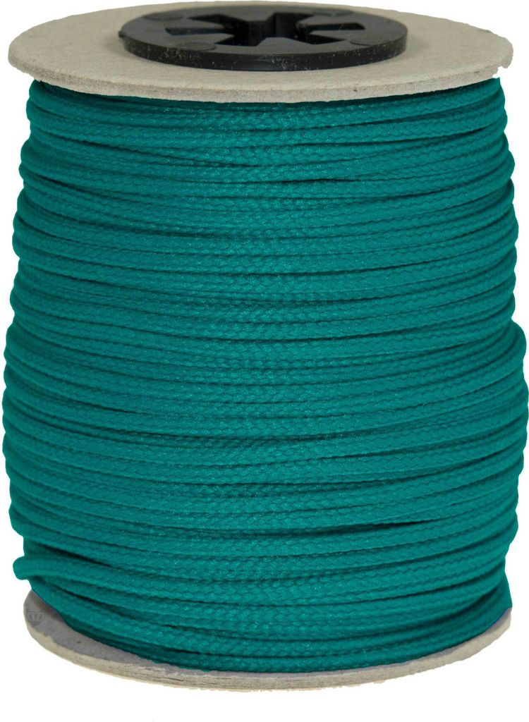 50 Meter Polyesterschnur Flechtschnur 2mm, 8-fach geflochten, Kumihimo Flechten