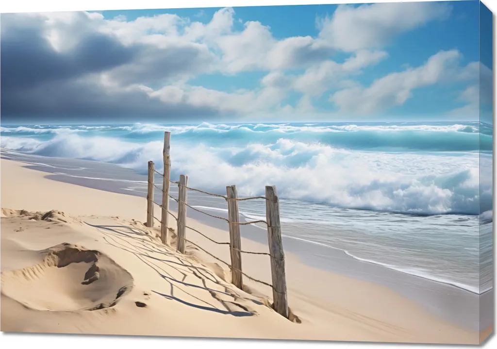 Quadro 100x70cm Sussurri dell'Oceano - Arredo Mare Casa e Ufficio