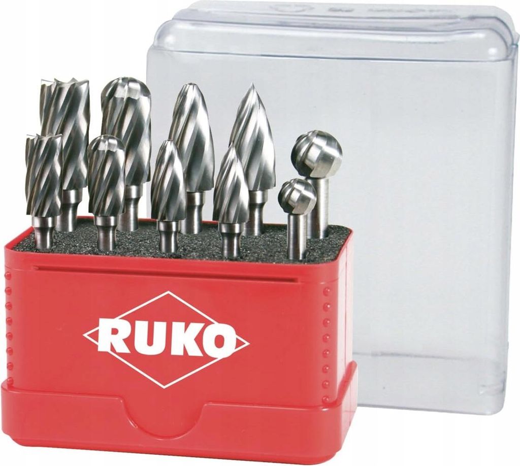 RUKO 116002 Burr Carbide metal Shank diameter 6 mm 10-piece Zdjęcie produktu 