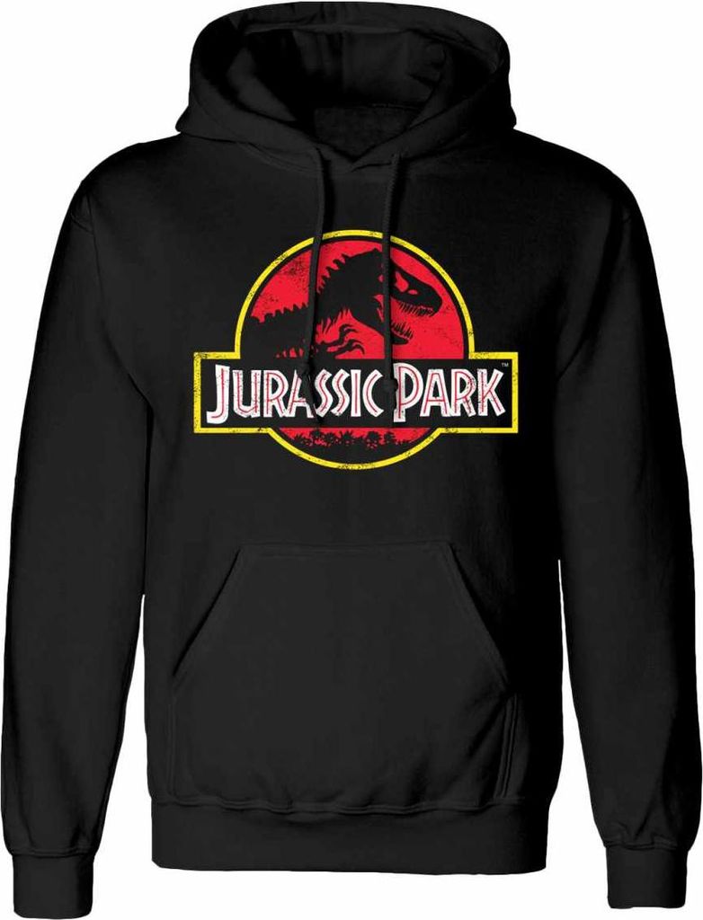 Jurassic Park - "Classic" Kapuzenpullover für Herren/Damen Uni HE1705 (L) (Schwarz)