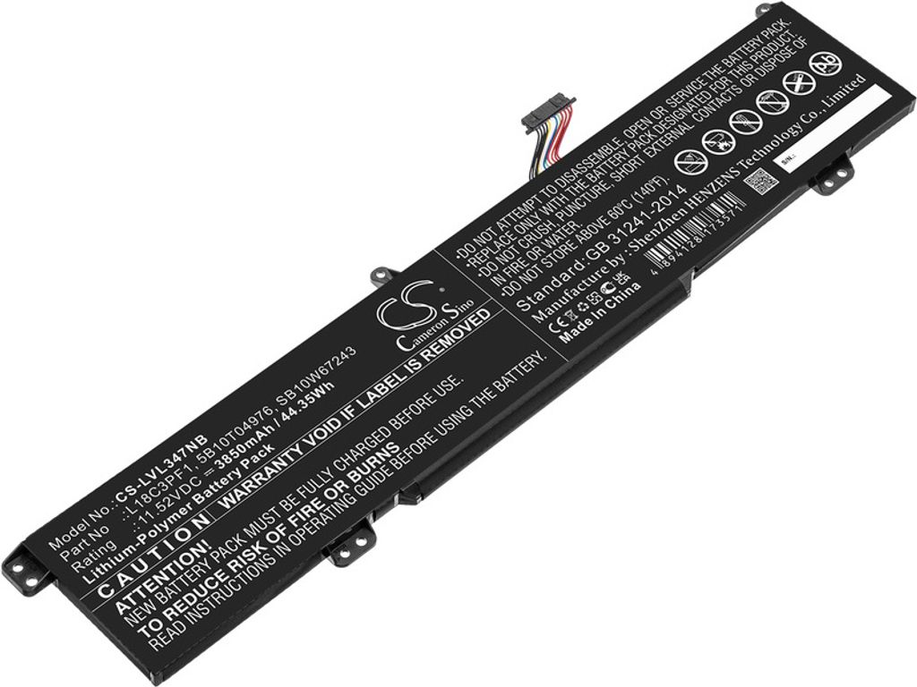 Baterie pro Lenovo Ideapad L340-15, 17, Gaming, 3850mAh, Obrázek produktu 1