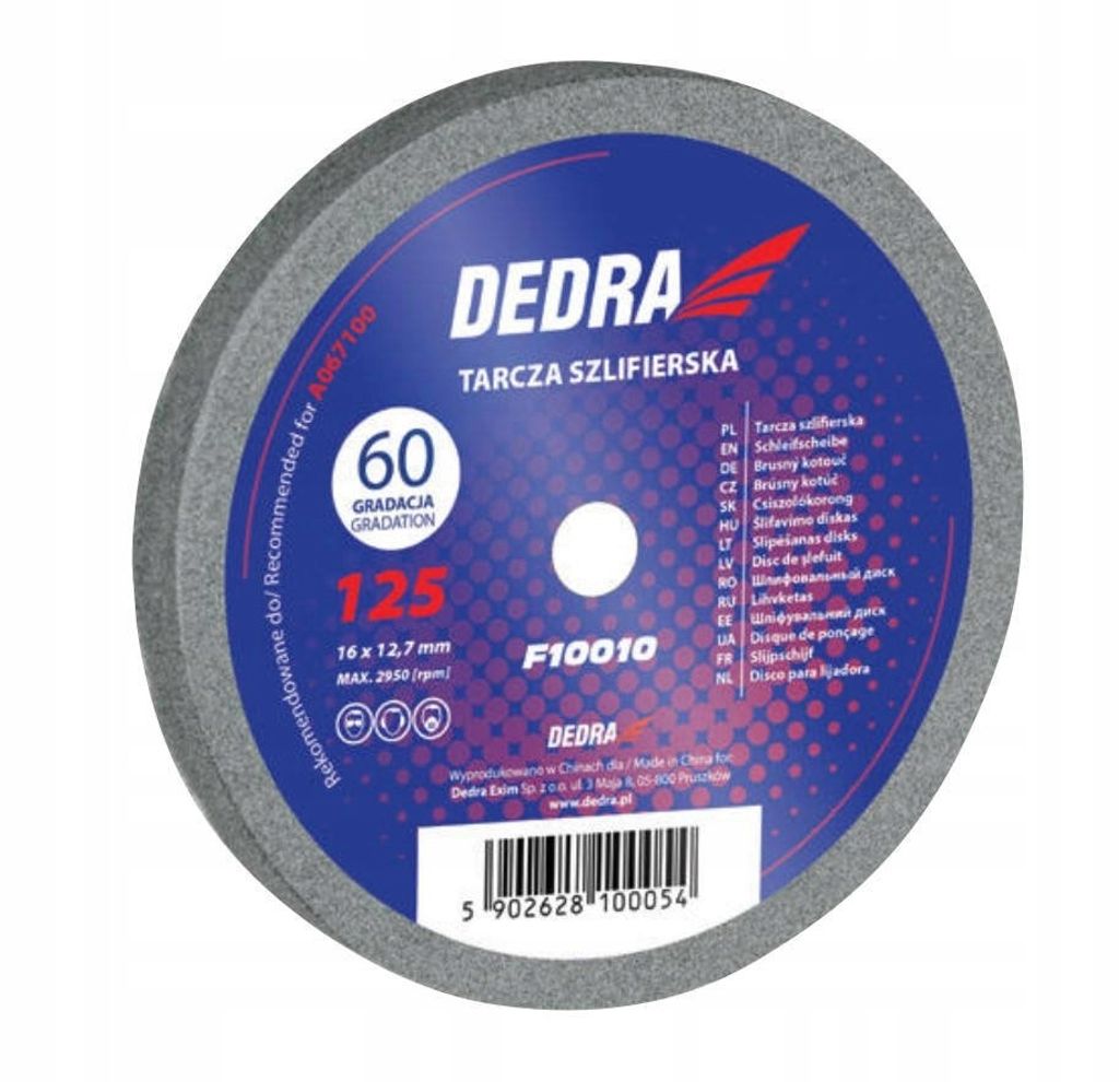 DEDRA F10010, 12,5 cm, 1 kusů Obrázek produktu 
