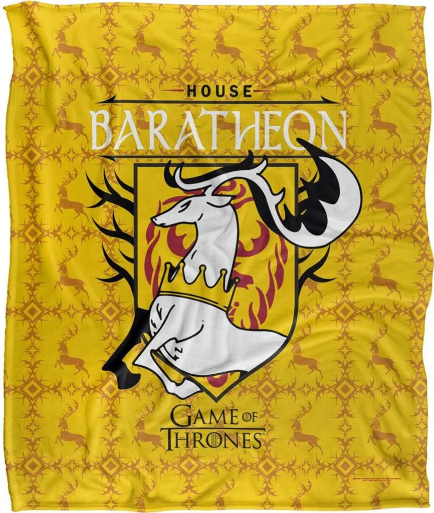 Couverture Game Of Thrones Baratheon TV18479 pour Soirées TV et Détente