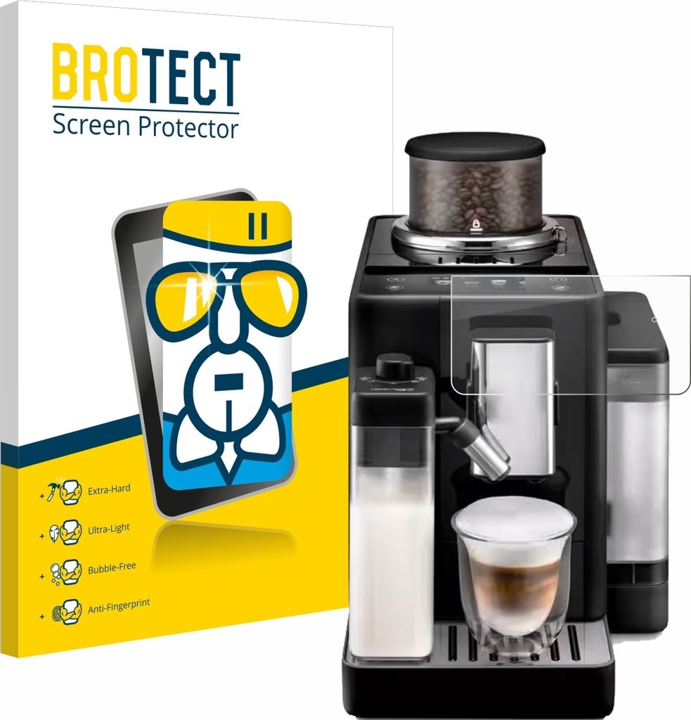BROTECT Schutzglas für DeLonghi Rivelia Schutzfolie Panzer Folie Glas Display Schutz klar