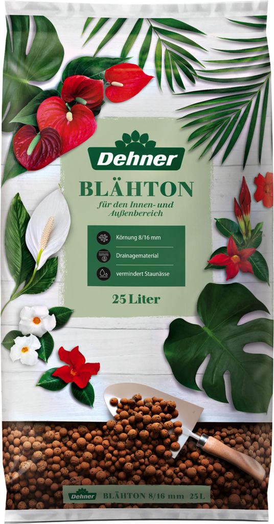 Dehner Blähton, 25 l, Körnung 8/16 mm Produktbild 