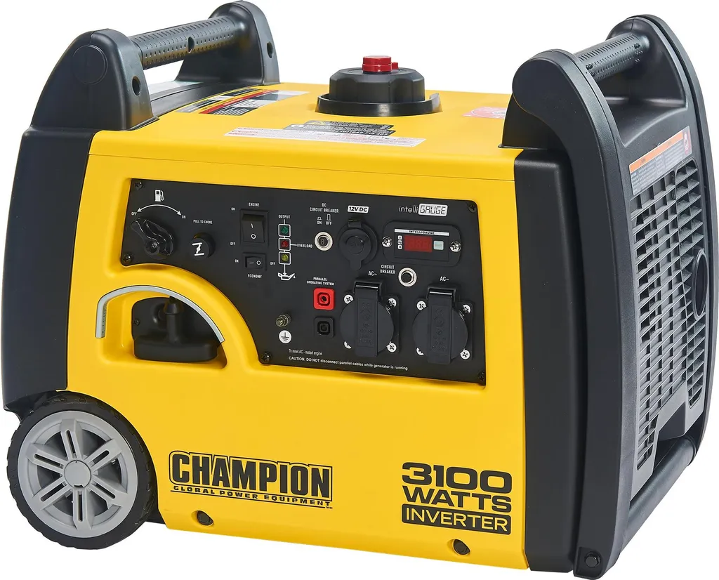Groupe Électrogène 3100W Champion : Solution Anti-Coupure Essence Mobile