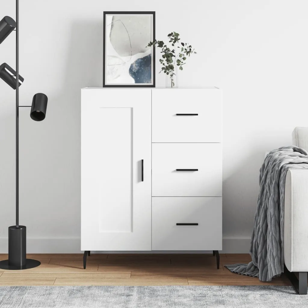 Credenza Moderna Bianca 90cm | The Living Store Design Minimalista