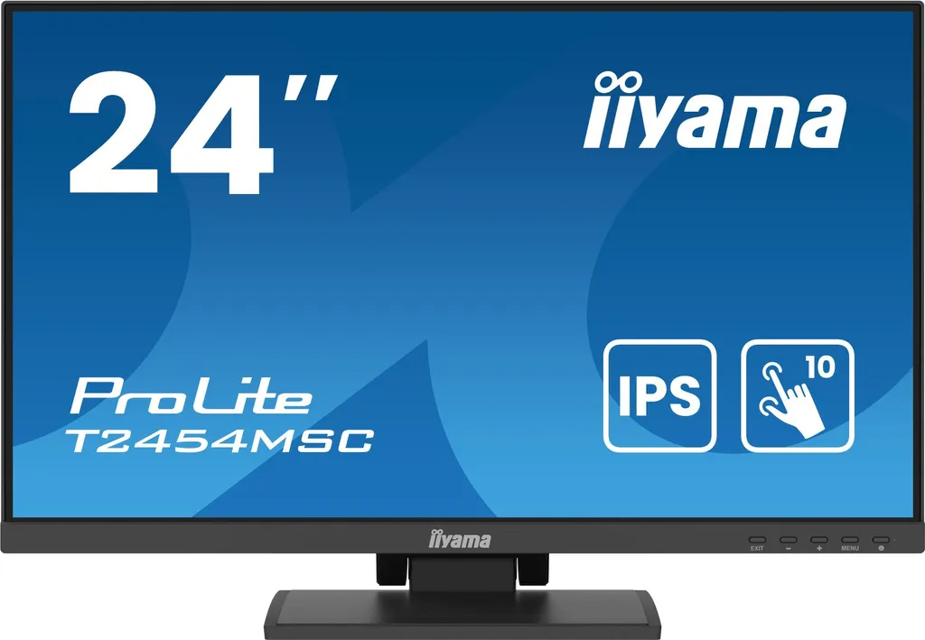 iiyama ProLite T2454MSC-B2AG, LED-Monitor, (FullHD, IPS, Touchscreen