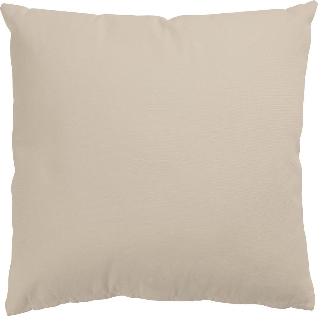Dekokissen mit Motiv drinnen / Indoor Zierkissen Samt waschbar Design beige Unifarben Sofakissen mit Füllung