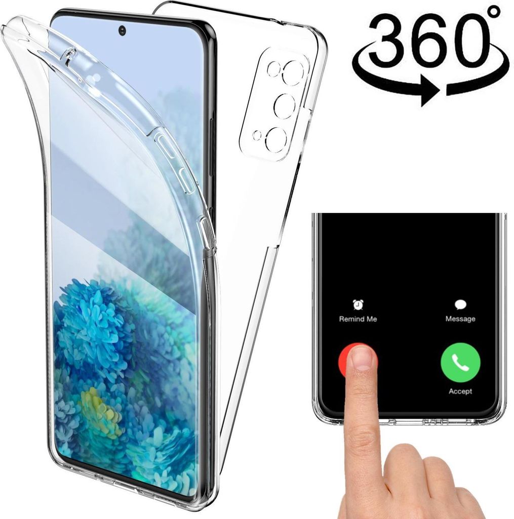 360° Full Cover Handy Hülle für Samsung Galaxy A15 Anti Katzer Schutzhülle Cover Case Tasche Klar Durchsichtig