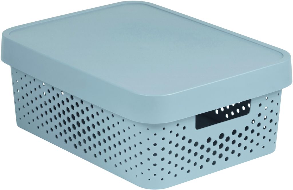 Curver Opbergdoos met deksel, 11 liter, grijs Productafbeelding 