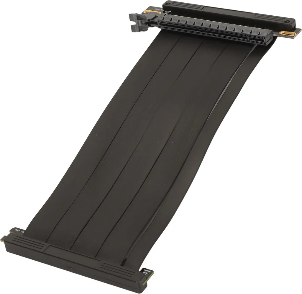 Câble Riser PCIe 4.0 x16 Double Reverse Haute Vitesse pour GPU RTX 3090