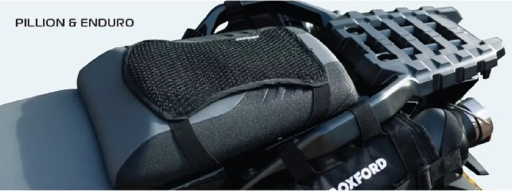 Sur-selle de Moto Oxford Cool Seat pour Passager et Moto d'Enduro