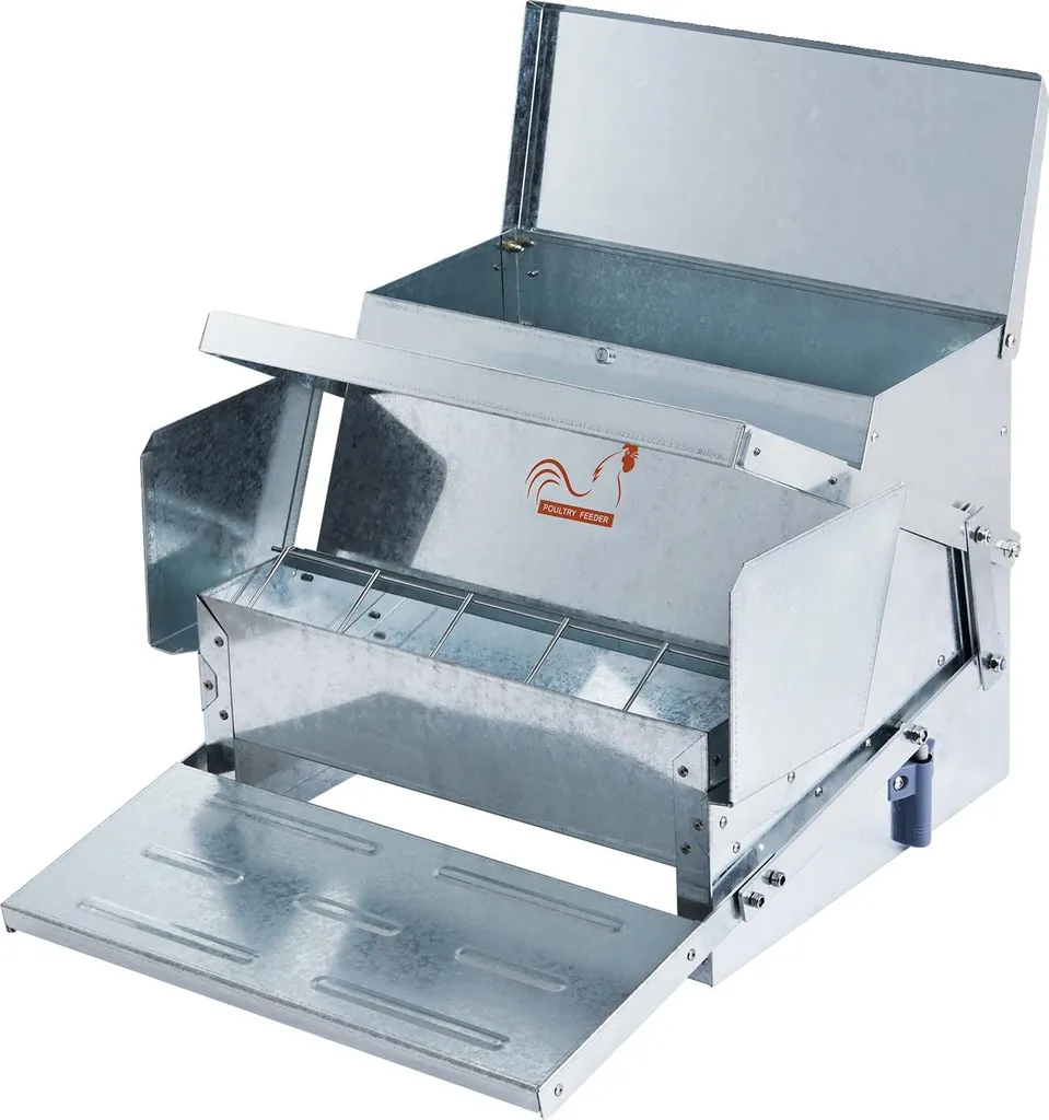 Mangiatoia per Galline Tradizionale in Acciaio Zincato 11.3 kg