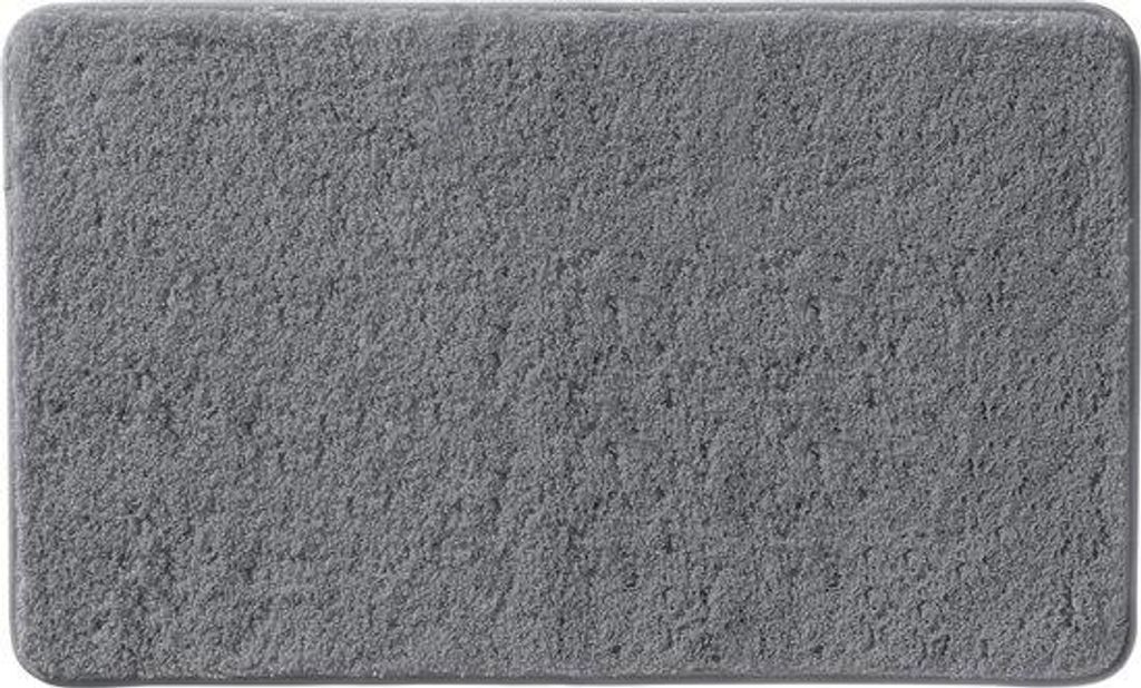 Rhodos Uni antislip antraciet badmat 70x120 cm - ultrazacht, extrem absorberend, pluisarm