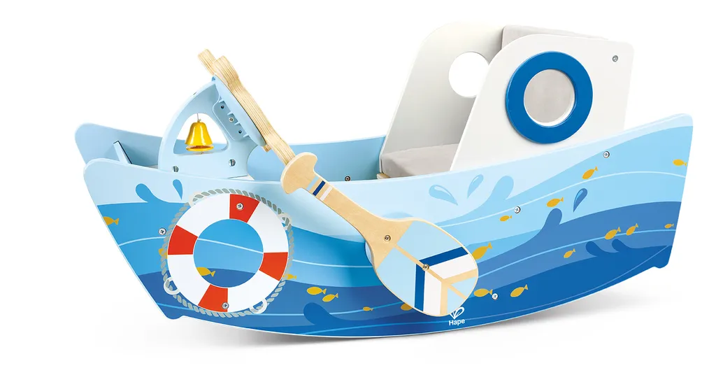 Bateau à Bascule Hape Bleu : Solution Éveil et Équilibre des Petits - 9