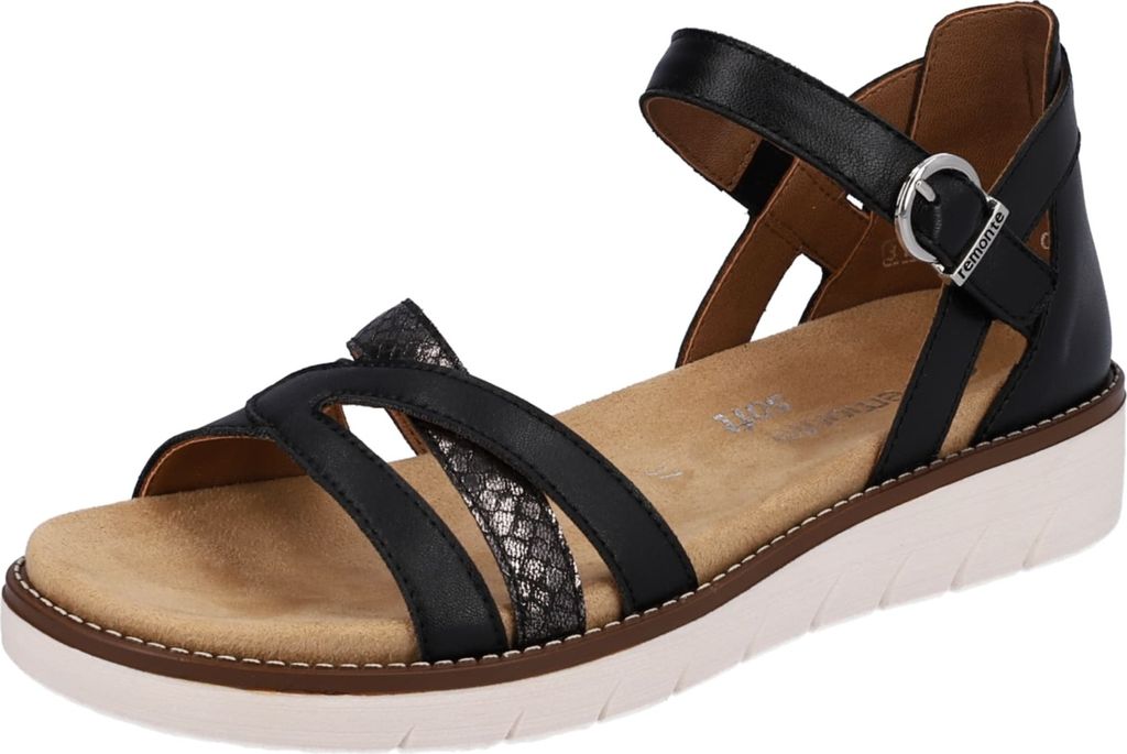 Remonte Komfort Sandalen Damen 31353434333933 Schwarz 36 EU