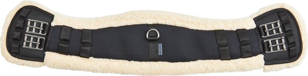 BUSSE Sattelgurt Art-Fur-Curved Dressur D Schwarz/ Natur