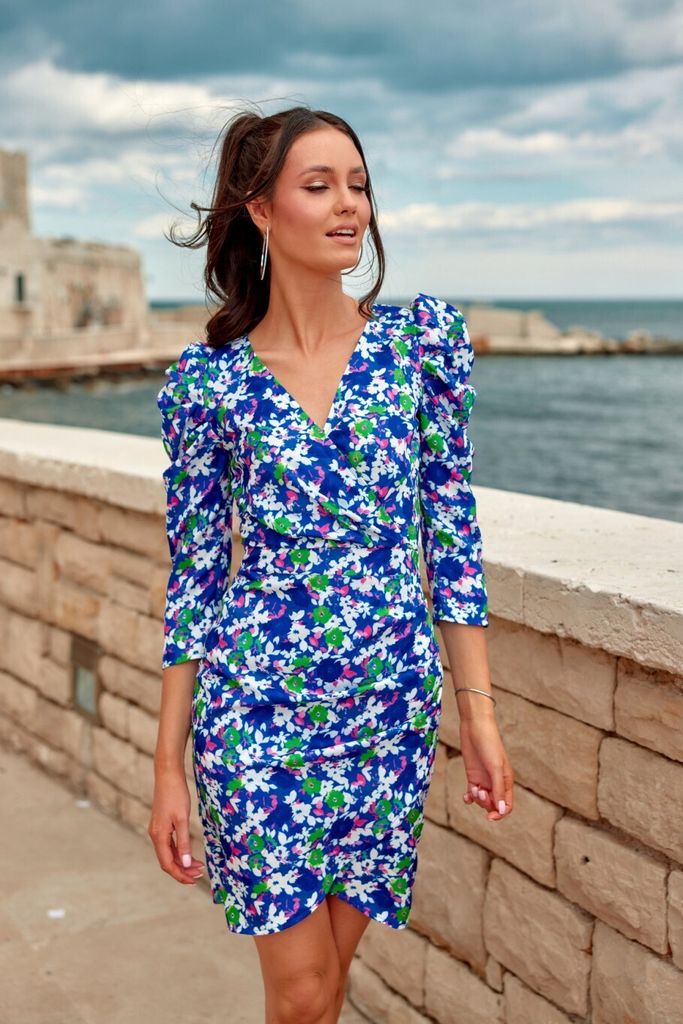 Roco Minikleid für Frauen Laura Blau 34