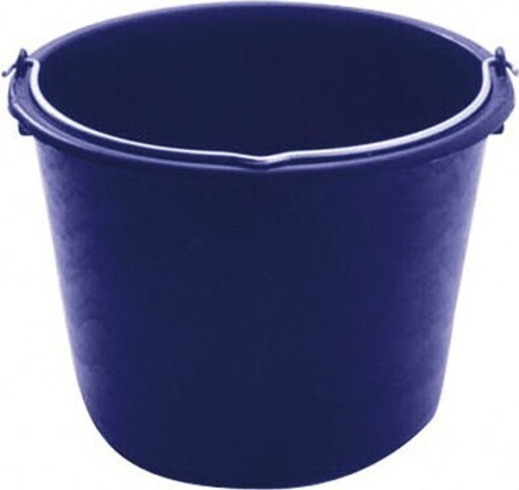 Baueimer schwarz 12 l