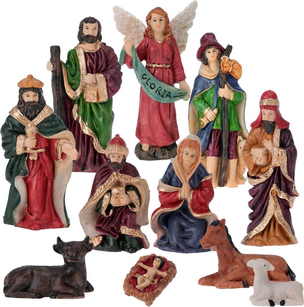 LS-LebenStil Krippenfiguren Set 11 Figuren 5-10cm groß hoch Produktbild 2