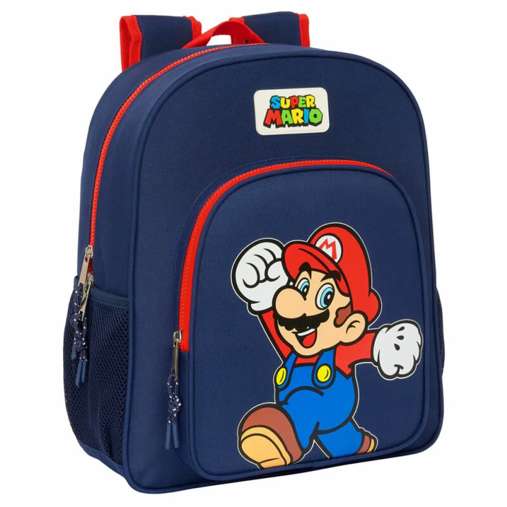 Safta Super Mario World Sac à dos junior 38 cm pour école et loisirs