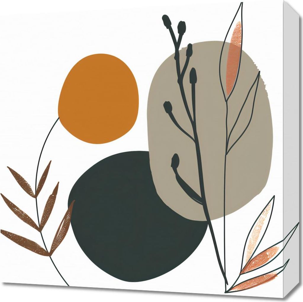 Bild 50x50cm Poetische Zusammensetzung