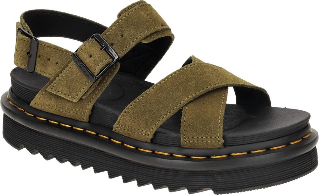Dr. Martens Airwair Plateau Sandaletten Damen 32313331343039 Grün 38 EU