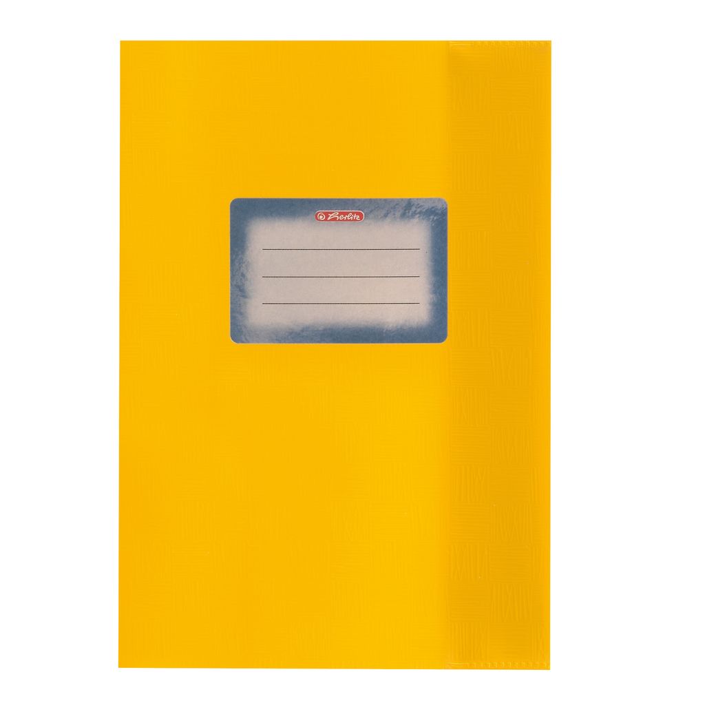 Copertina per libretto A5 PP rafia giallo Immagine del prodotto 