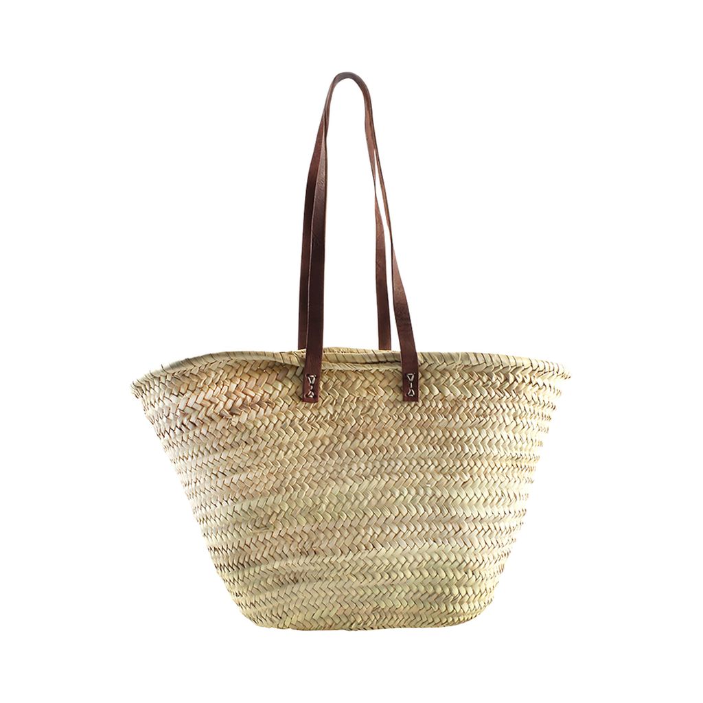 Kobolo Palm Leaf Bag Basket Bag Beach Shopper Ibiza Bag - Obrázok produktu 