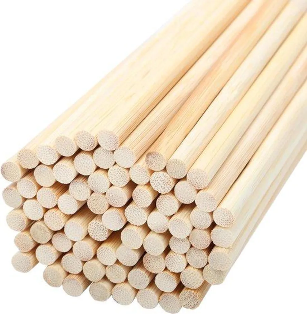 Baguettes de bambou 30 cm pour loisirs créatifs et projets DIY maison