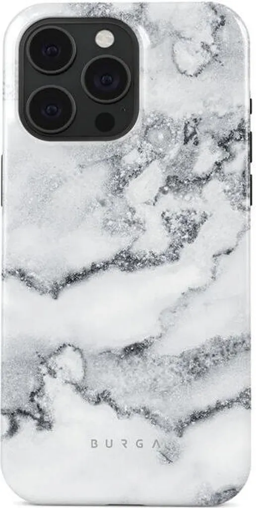 Coque Antichoc iPhone 15 Pro Burga Tough MagSafe Blanche contre les Chocs