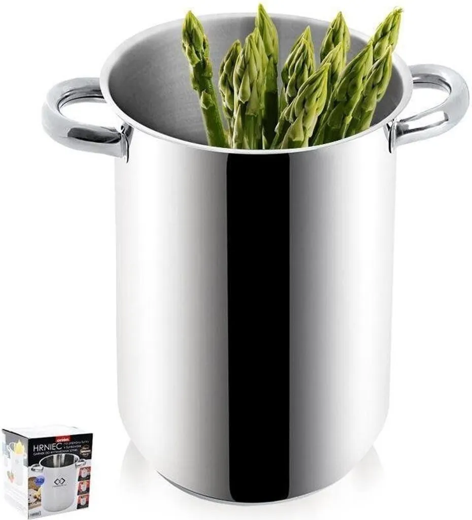 Orion Design: Pentola Alta 3,2L per Asparagi e Gourmet Cooking