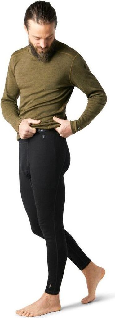 Leggings für Herren Smartwool Classic Thermal Merino Base Layer Bottom XL - schwarz