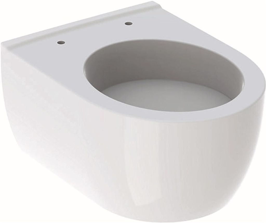 Geberit Wand-Tiefspül-WC iCon verkürzte Ausladung, geschlossene Form weiß