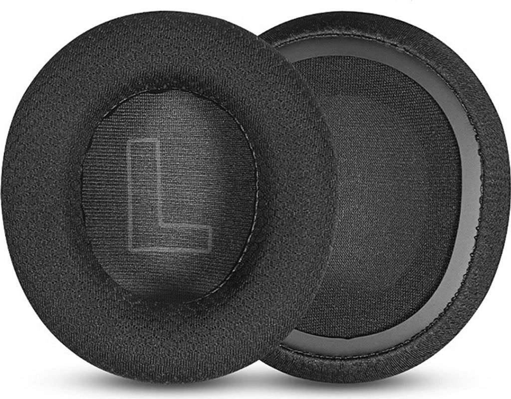 INF Ersatz-Ohrpolster für SteelSeries Arctis Nova Pro Kopfhörer Schwarz+Grau