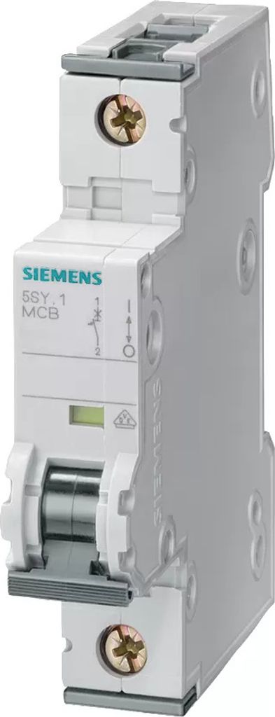 Siemens Leitungsschutzschalter 230/400V 15kA, 1-polig, C, 6A, T=70mm 5SY71067