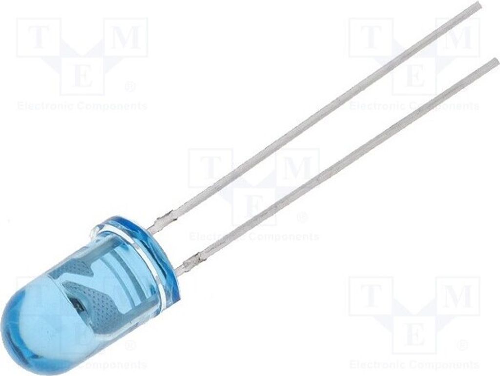 5x IR Sender 100mW LL-503IRT2E-2AE Infrarot-LEDs 940nm transparent,blau 45° 5mm THT