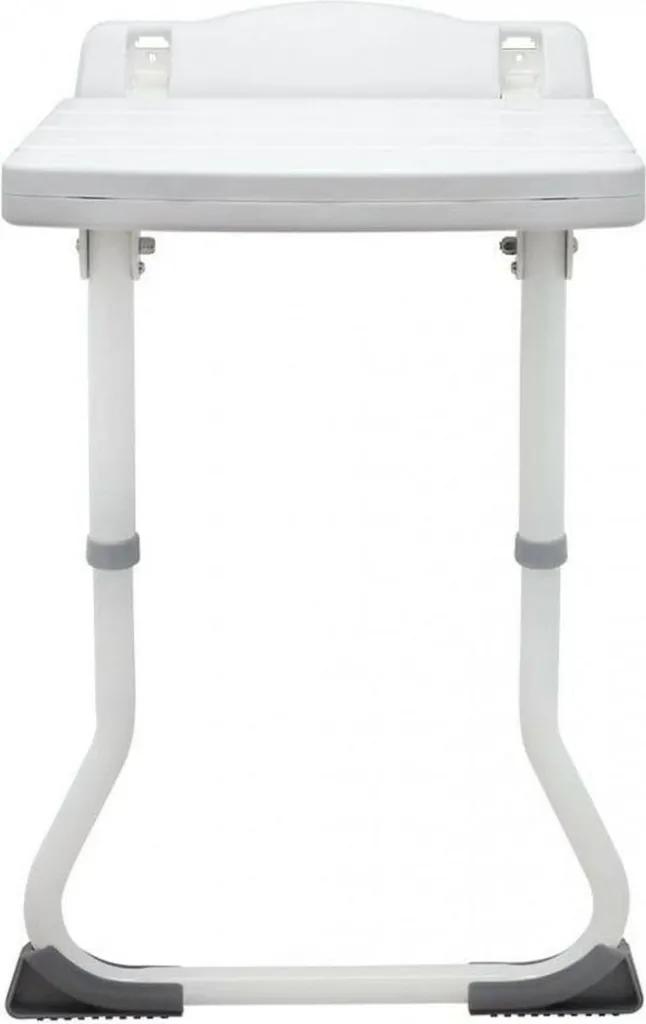 Tabouret pliant SUNDO PLS007 Blanc : siège d'appoint compact et robuste